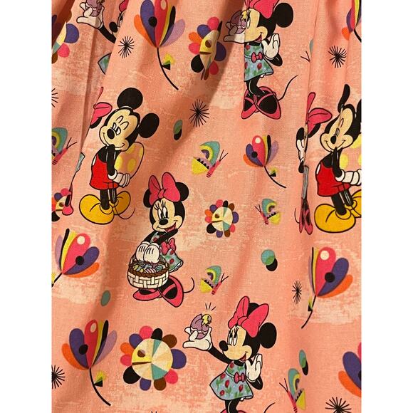 Hand Made Disney Custom Minnie Mickey Easter Egg Hunt Dress NWT Sz 6 Disney - Picture 3 of 8